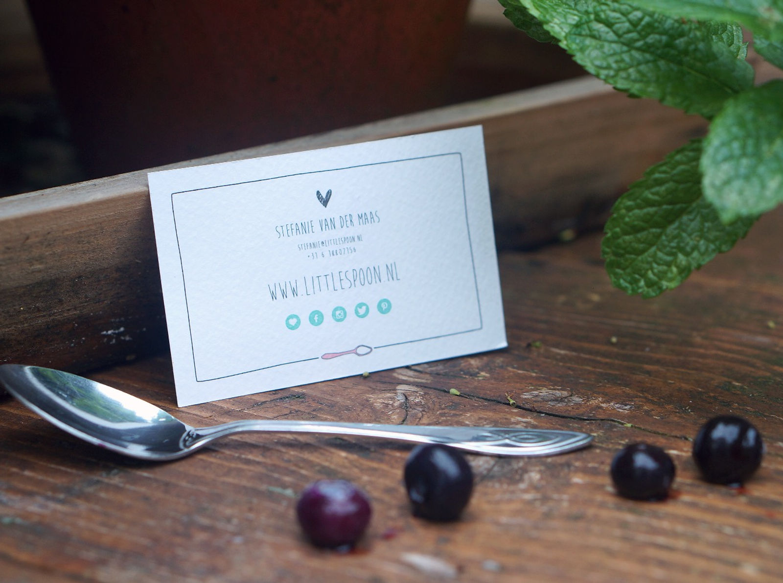 Visitekaartjes, ontwerp, Zeeland, Little Spoon